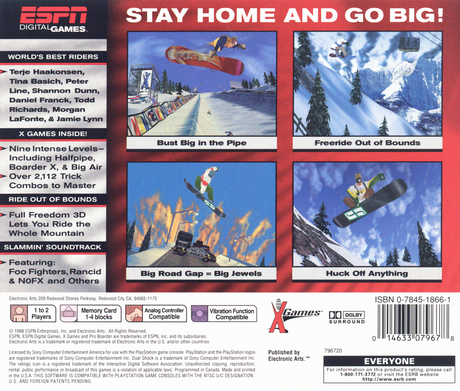 X-Games: Pro Boarder - PlayStation