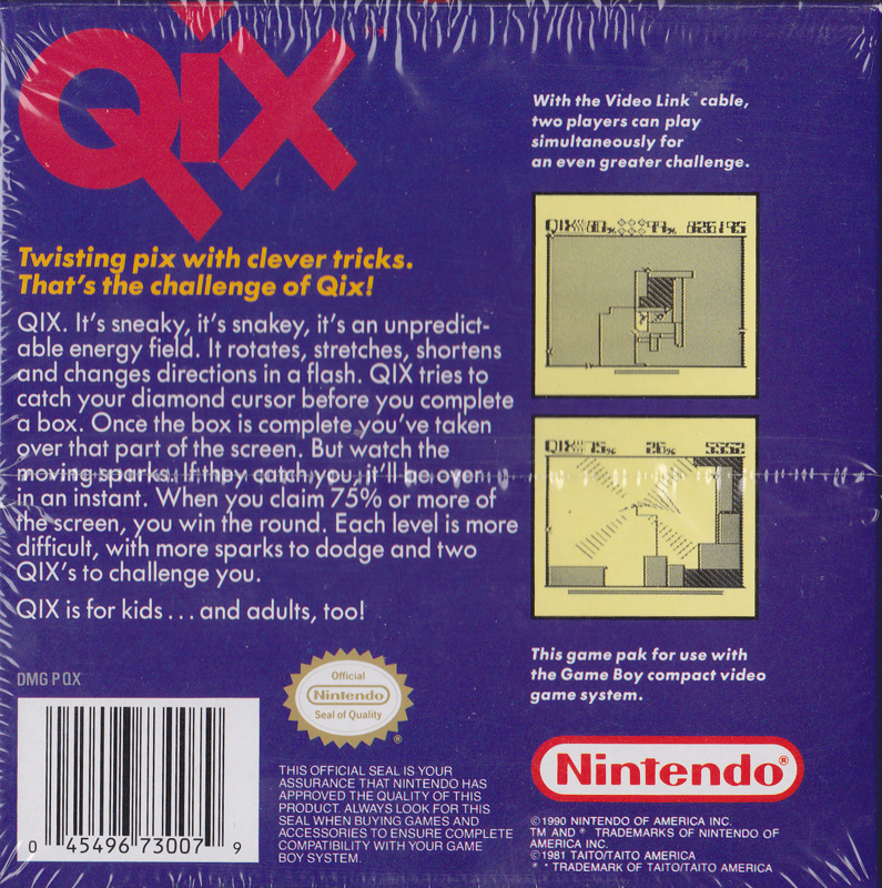 Qix - Game Boy