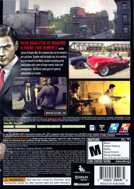 Mafia II - Xbox 360