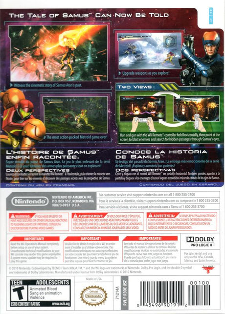 Metroid: Other M - Wii