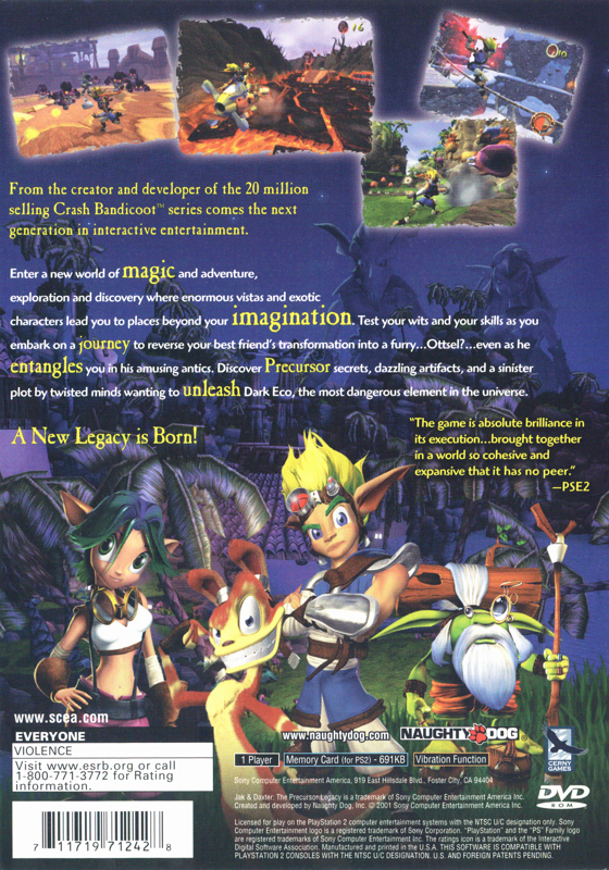 Jak and Daxter: The Precursor Legacy - PlayStation 2