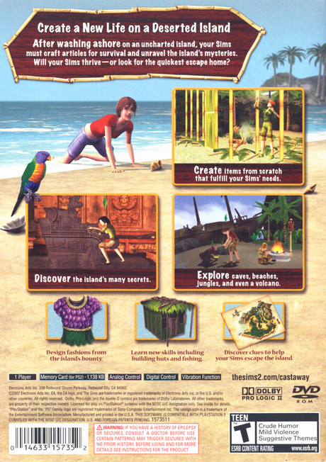 Sims 2: Castaway - PlayStation 2