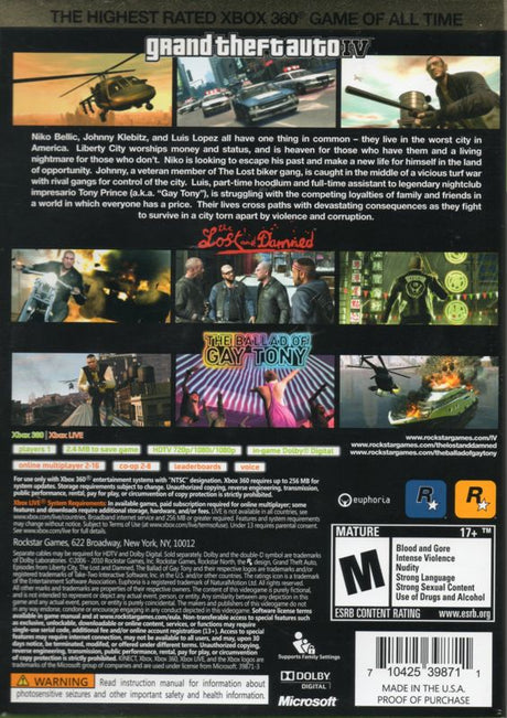 Grand Theft Auto IV: Complete Edition - Xbox 360