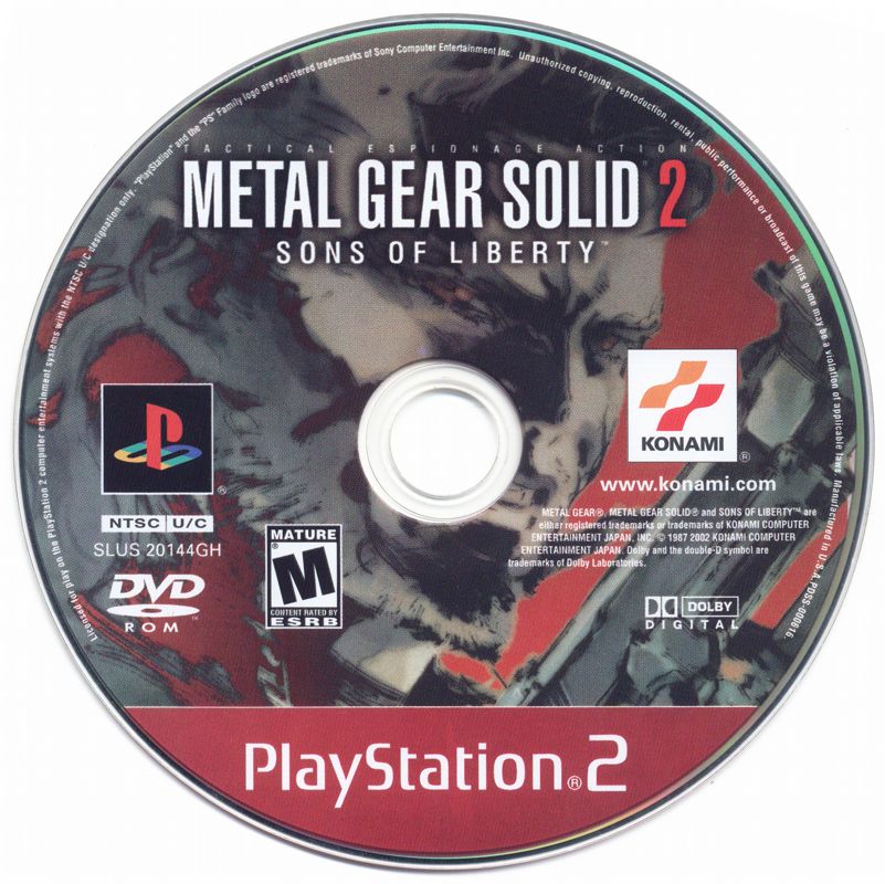 Metal Gear Solid 2: Sons of Liberty (Greatest Hits) - PlayStation 2