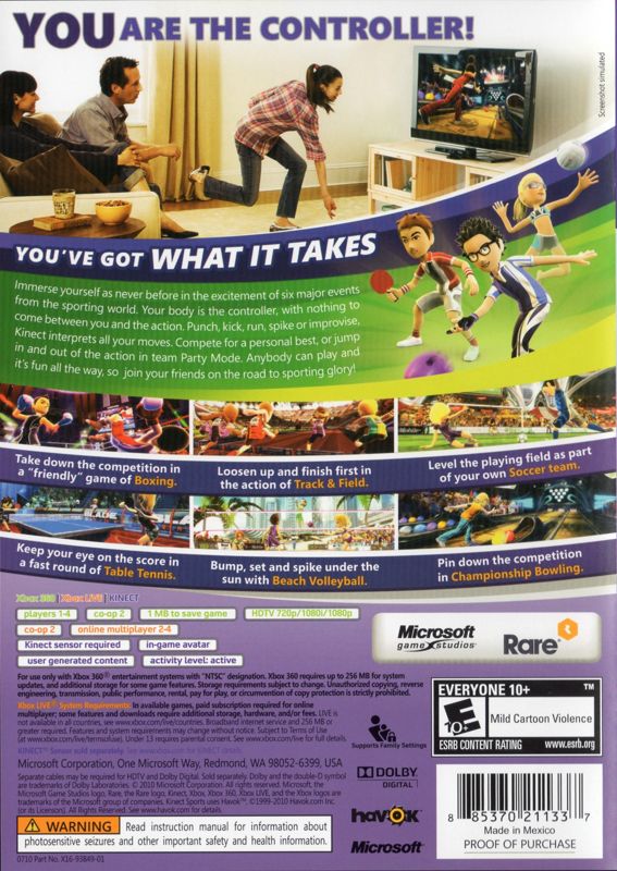 Kinect Sports - Xbox 360