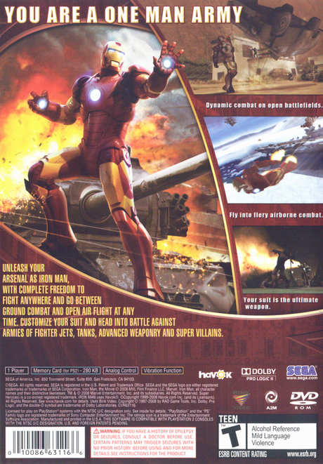 Iron Man - PlayStation 2