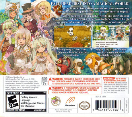 Rune Factory 4 - Nintendo 3DS