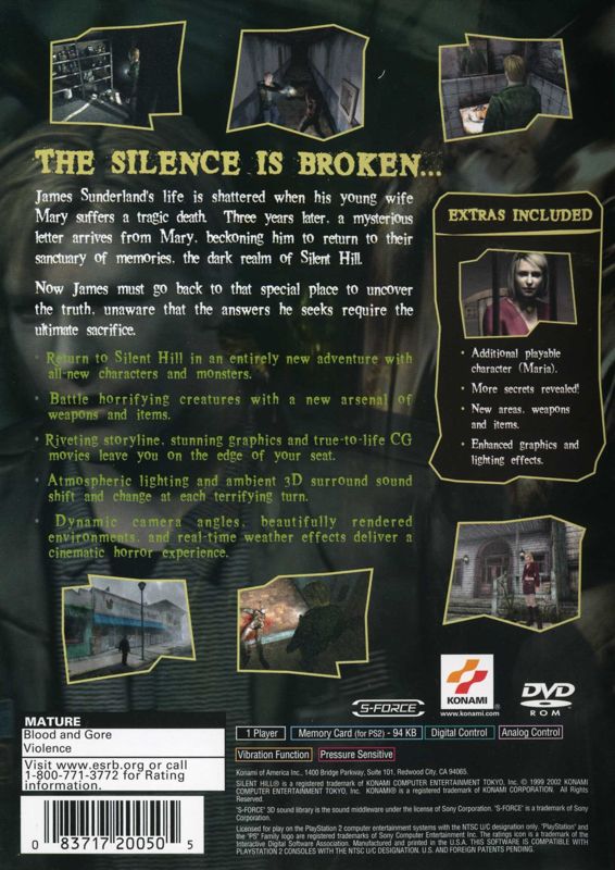Silent Hill 2 (Greatest Hits) - PlayStation 2