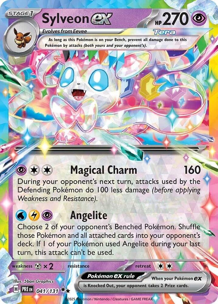 Sylveon ex - 041/131 (041/131) [SV: Prismatic Evolutions]