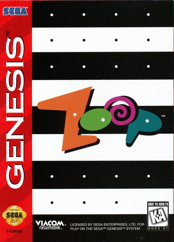 Zoop - SEGA Genesis