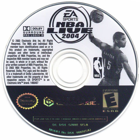NBA Live 2004 - GameCube