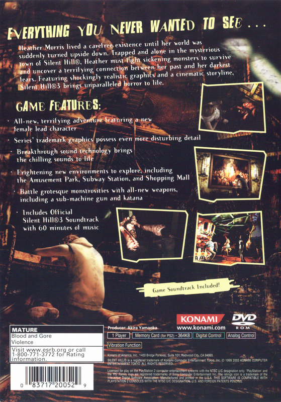 Silent Hill 3 - PlayStation 2