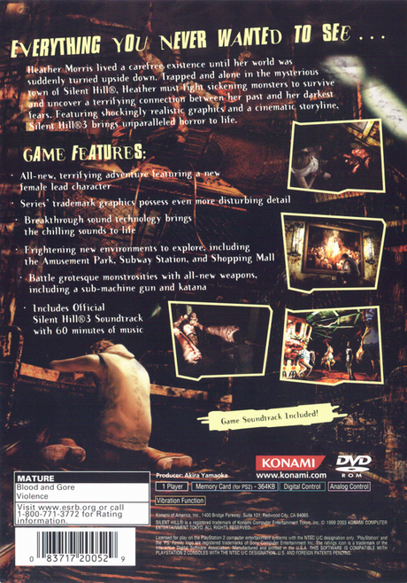 Silent Hill 3 - PlayStation 2