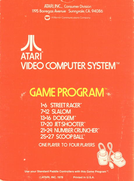 Street Racer - Atari 2600