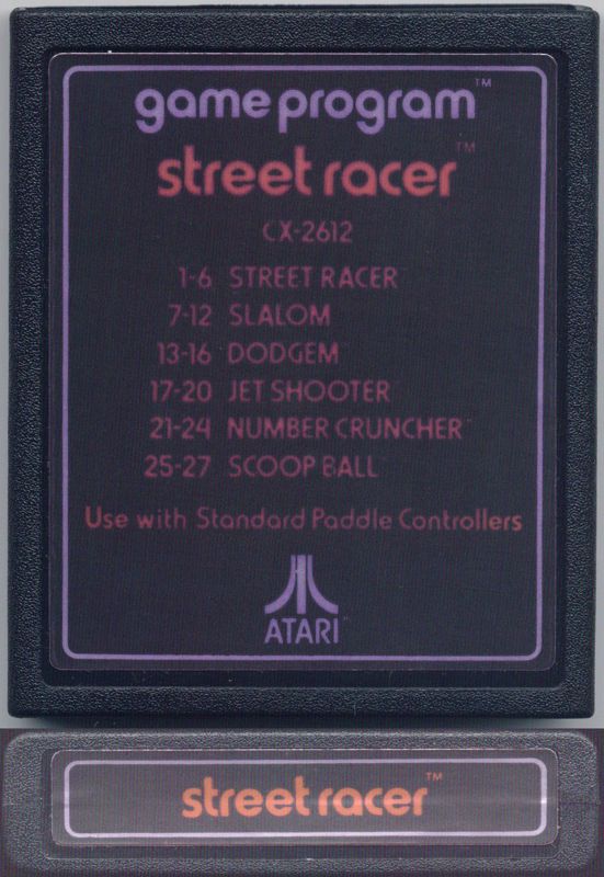 Street Racer - Atari 2600