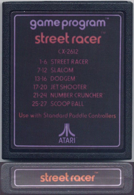 Street Racer - Atari 2600
