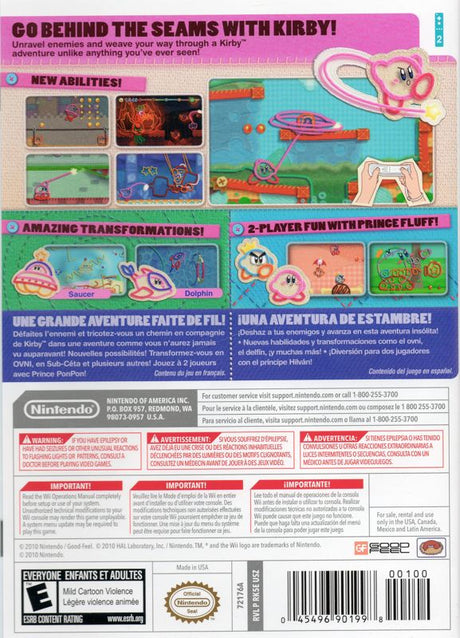 Kirby's Epic Yarn - Wii