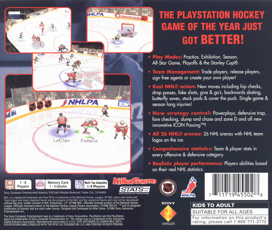 NHL FaceOff '97 - PlayStation