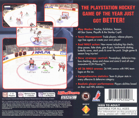 NHL FaceOff '97 - PlayStation