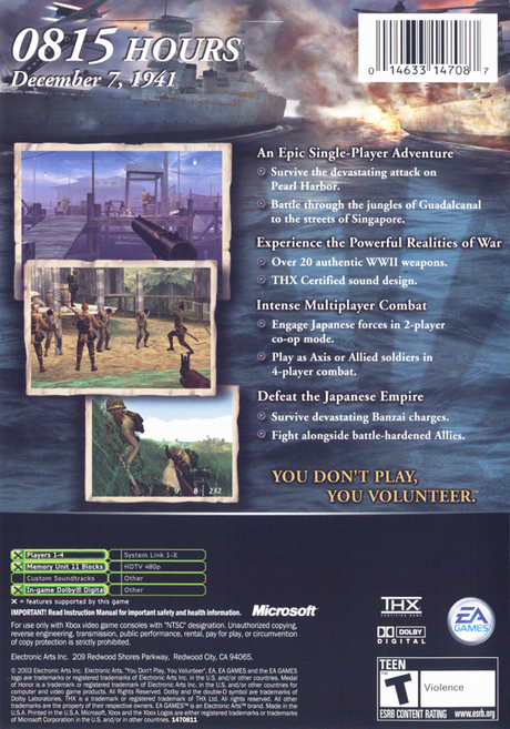 Medal of Honor: Rising Sun - Xbox