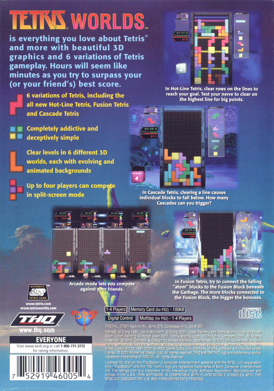 Tetris Worlds - PlayStation 2