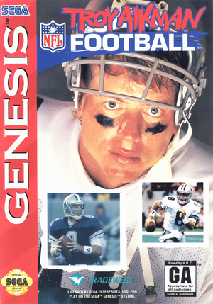Troy Aikman NFL Football - SEGA Genesis
