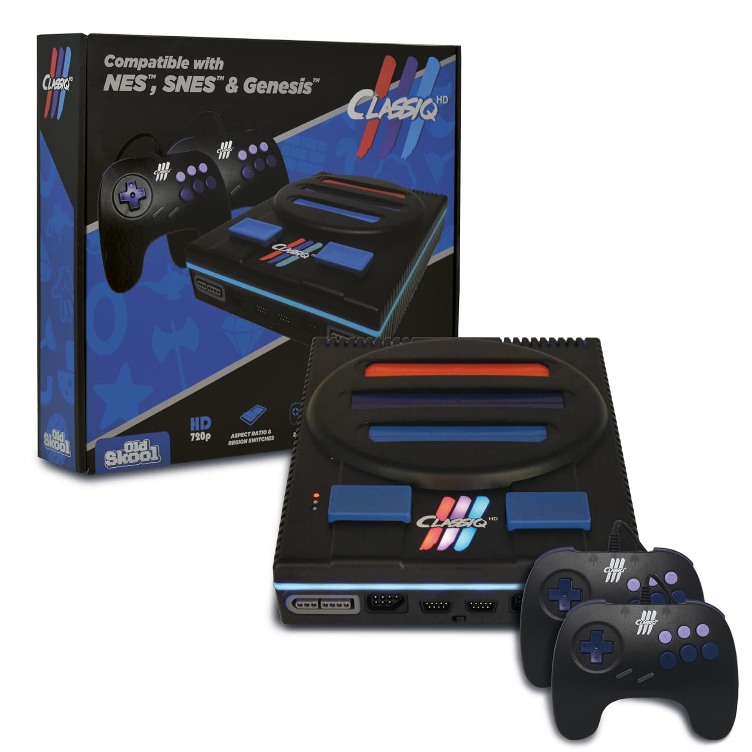 Old Skool Classiq 3 HD for NES / SNES / Genesis - Black
