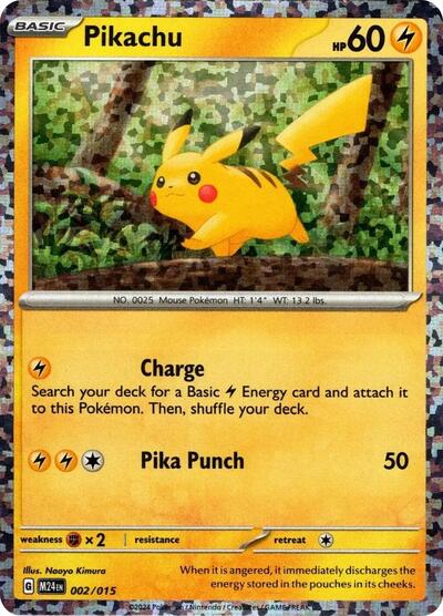 Pikachu (002/015) [McDonald's Promos 2024]