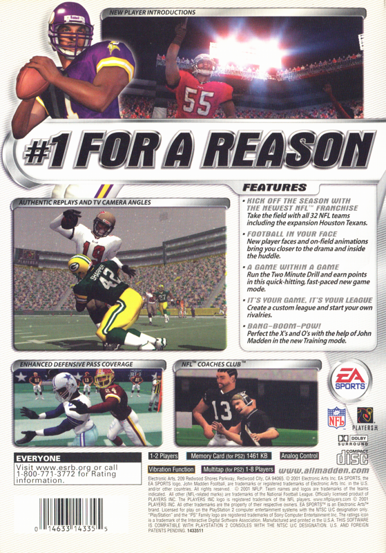 Madden NFL 2002 - PlayStation 2