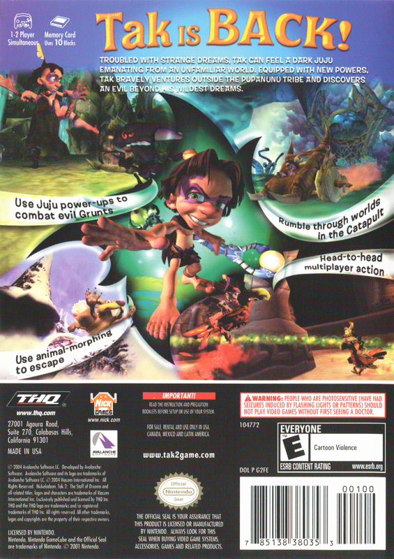 Tak 2: The Staff of Dreams - GameCube