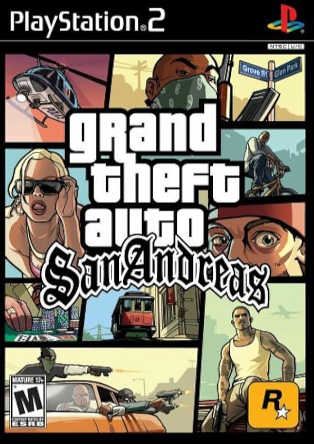 Grand Theft Auto San Andreas - PlayStation 2