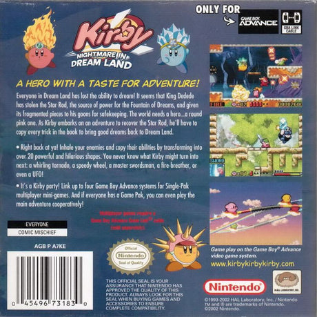 Kirby: Nightmare in Dream Land - Game Boy Advance