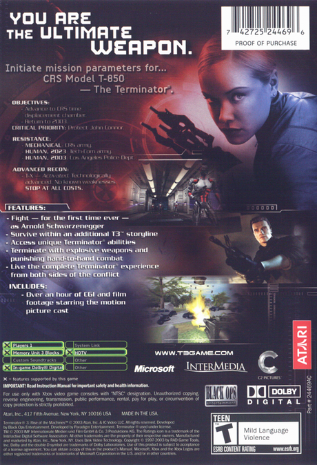 Terminator 3: Rise of the Machines - Xbox