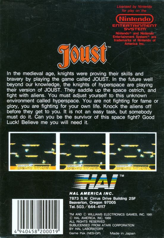 Joust - NES