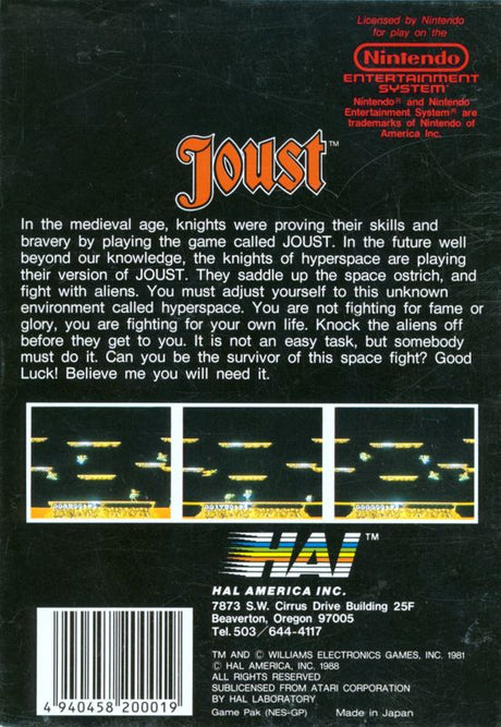 Joust - NES