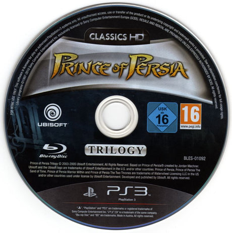 Prince of Persia Trilogy - PAL PlayStation 3