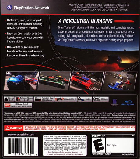 Gran Turismo 5 - PlayStation 3