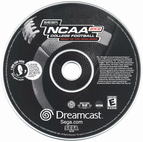 NCAA College Football 2K2: Road to the Rose Bowl - SEGA Dreamcast