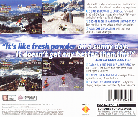 Cool Boarders - PlayStation