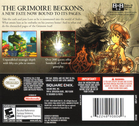 Final Fantasy Tactics A2: Grimoire of the Rift - Nintendo DS