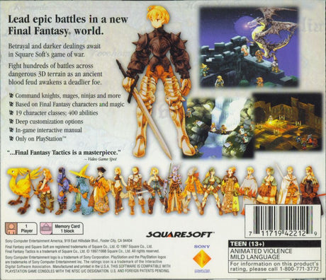 Final Fantasy Tactics - PlayStation