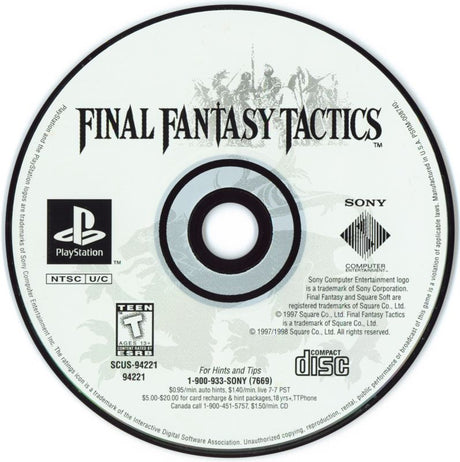 Final Fantasy Tactics - PlayStation