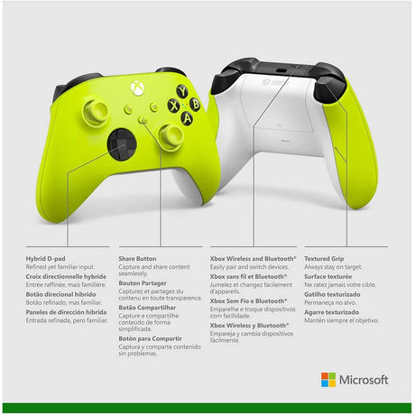 Xbox Wireless Controller for Series, One, PC, iOS, Android - Electric Volt