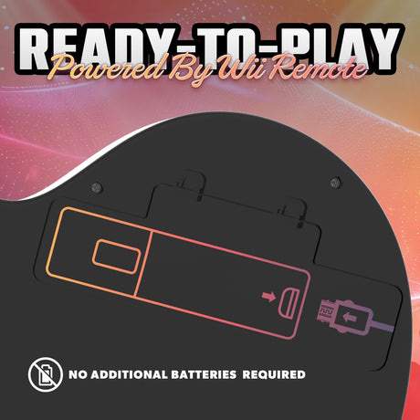 Hyper Strummer Wii Wireless Guitar Controller for Guitar Hero and Rock Band