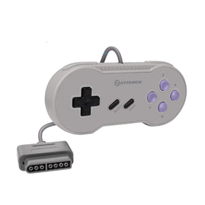 Scout Premium Wired Controller for Super Nintendo SNES - Gray