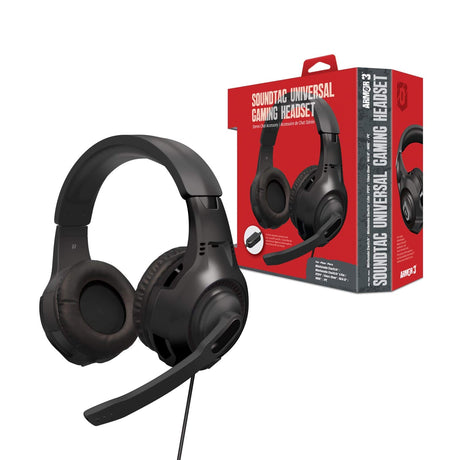 SoundTac Universal Gaming Headset - Black