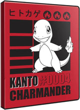 4 Pocket Pokemon Charmander Binder Portfolio