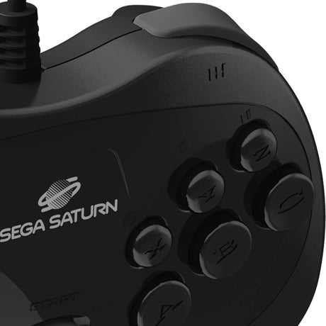 Wired Controller for SEGA Saturn (Officially Licensed) - Black