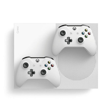 Xbox One S 1TB Console Two Controller Bundle - White