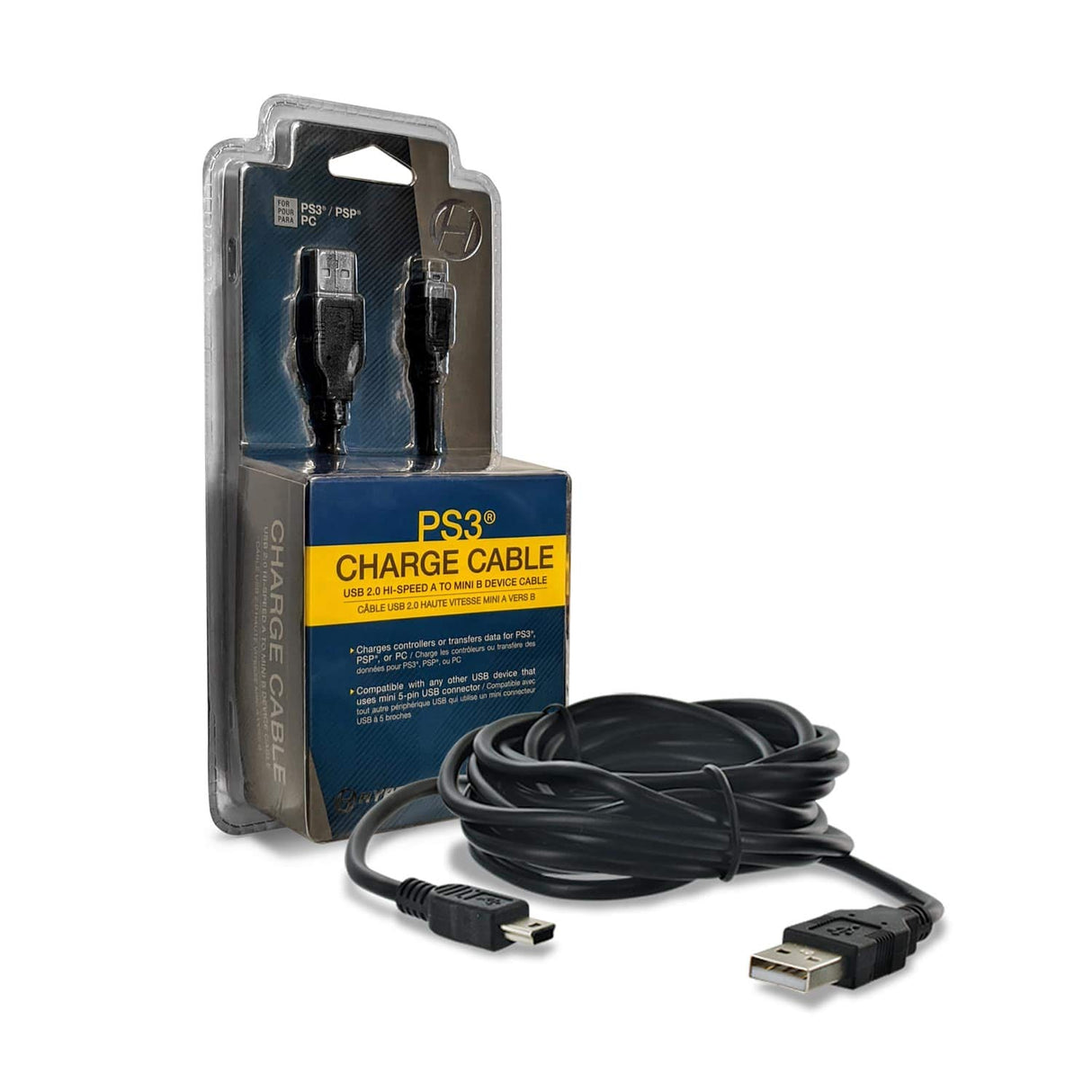 Mini USB Charge Cable for PS3 / PSP / PC / Mac